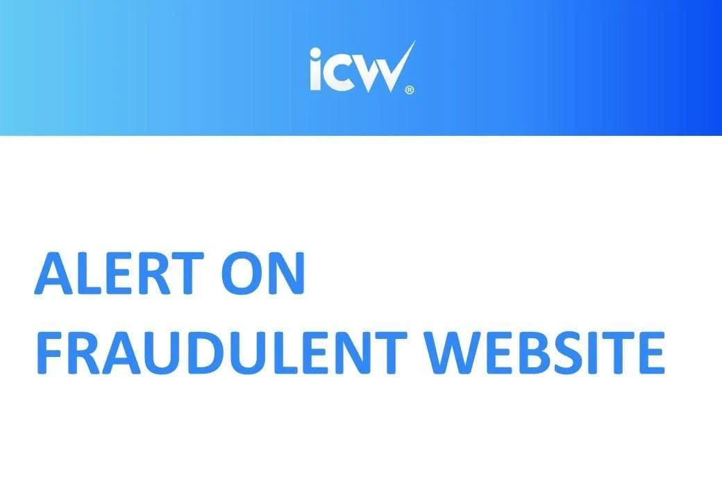 Alert on Fraudulent Website
