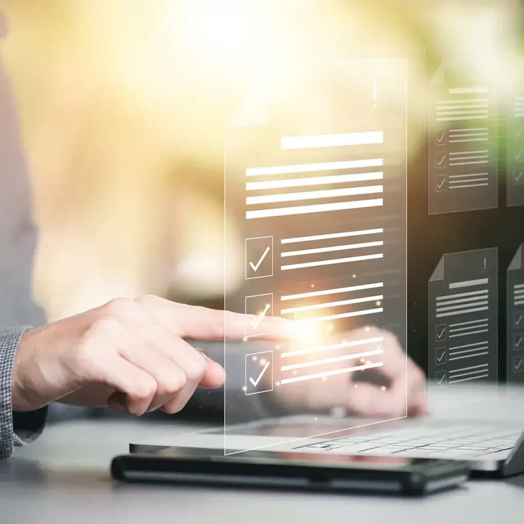 Stappen controleren in een online document