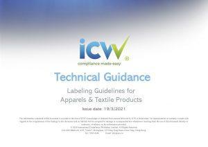 Labeling Guidelines for Apparels & Textile Products - ICW